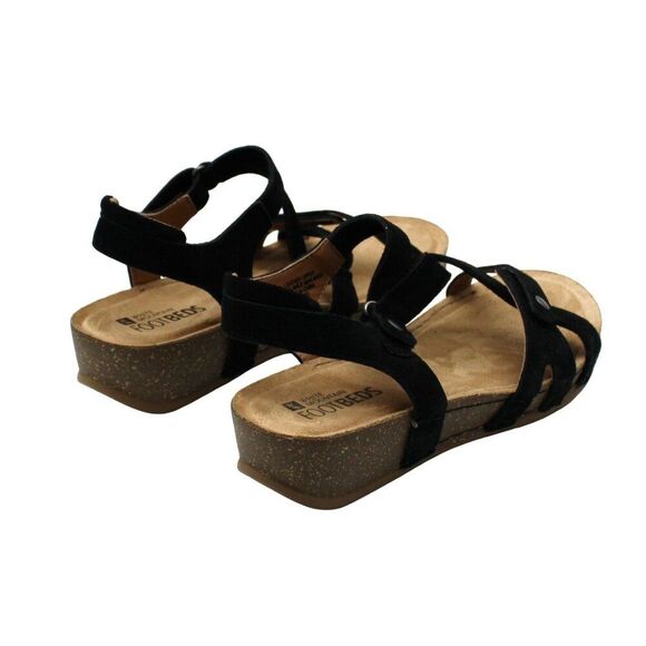White Mountain Black Sandals - Picture 5 of 8